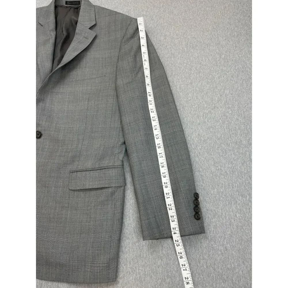 Lauren Ralph Lauren Blazer Mens 40R Plaid‎ 100% Wool 2-Button Single Breasted